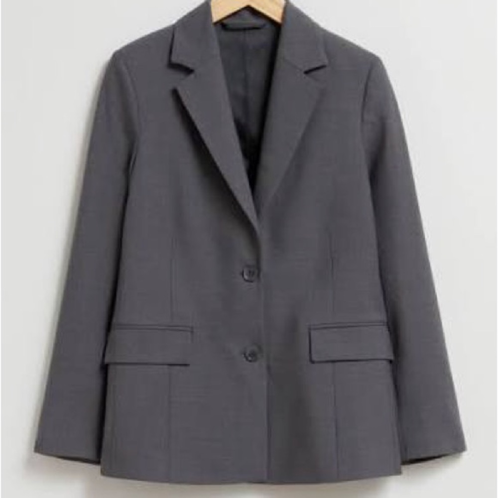 & Other Stories Charcoal Blazer